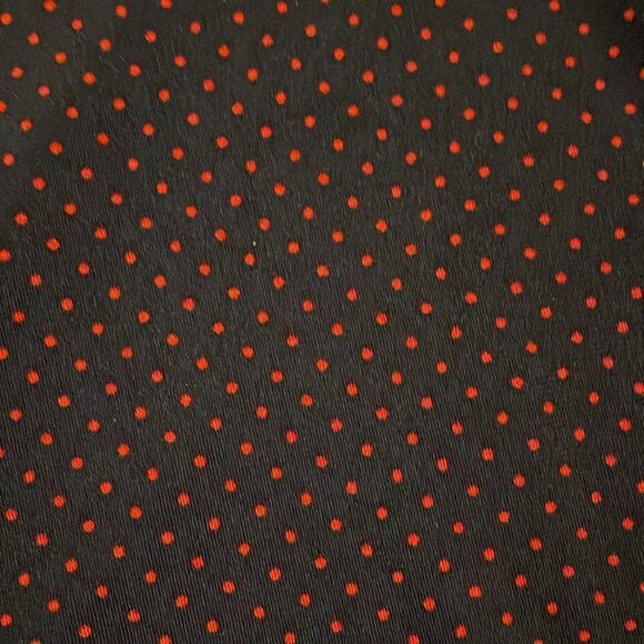 Free People Brand Loving Lola Jersey Dress Navy Blue Red Polka Dots Size Medium - Picture 2 of 5